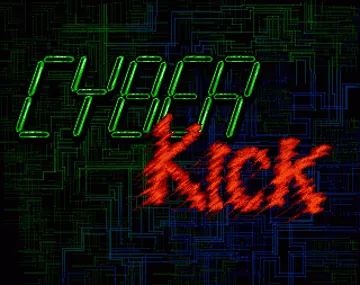 Cyber Kick screen shot title